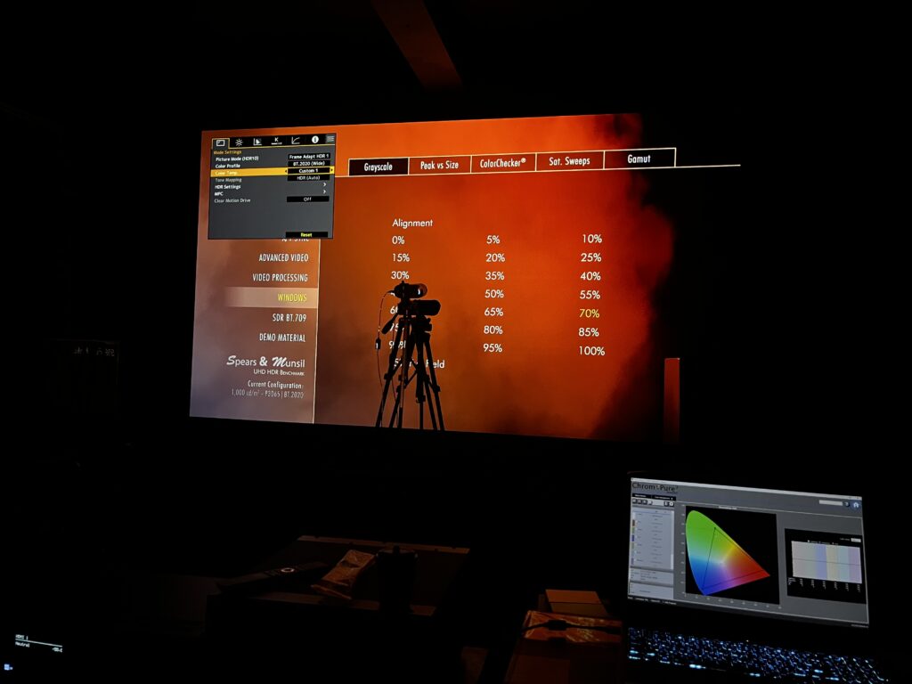 Video Calibration โปรเจคเตอร์ด้วย ColourSpace และ X-Rite i1Pro3 โดย HDT