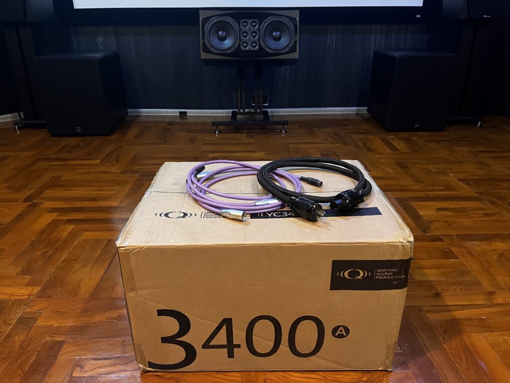 Qinchao 3400A Power Amplifier 3 Channel สำหรับขับ XTZ Cinema M8 LCR