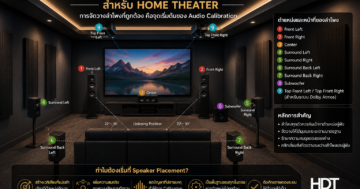 Speaker Placement สำหรับ Home Theater