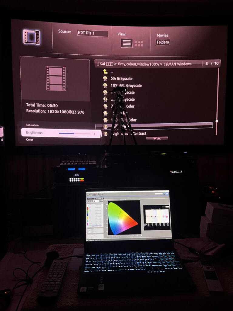 การทำ Video Calibration โปรเจคเตอร์ Valerion VisionMaster Plus 2 ด้วยโปรแกรม ChromaPure