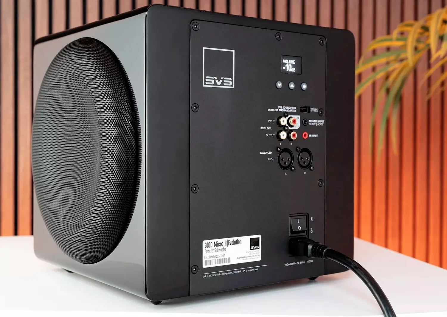 SVS 3000 Micro R|Evolution ซับวูฟเฟอร์ Dual-Opposed 9 นิ้ว