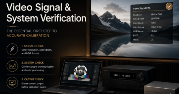 Video Signal & System Verification ก่อนเริ่ม Video Calibration